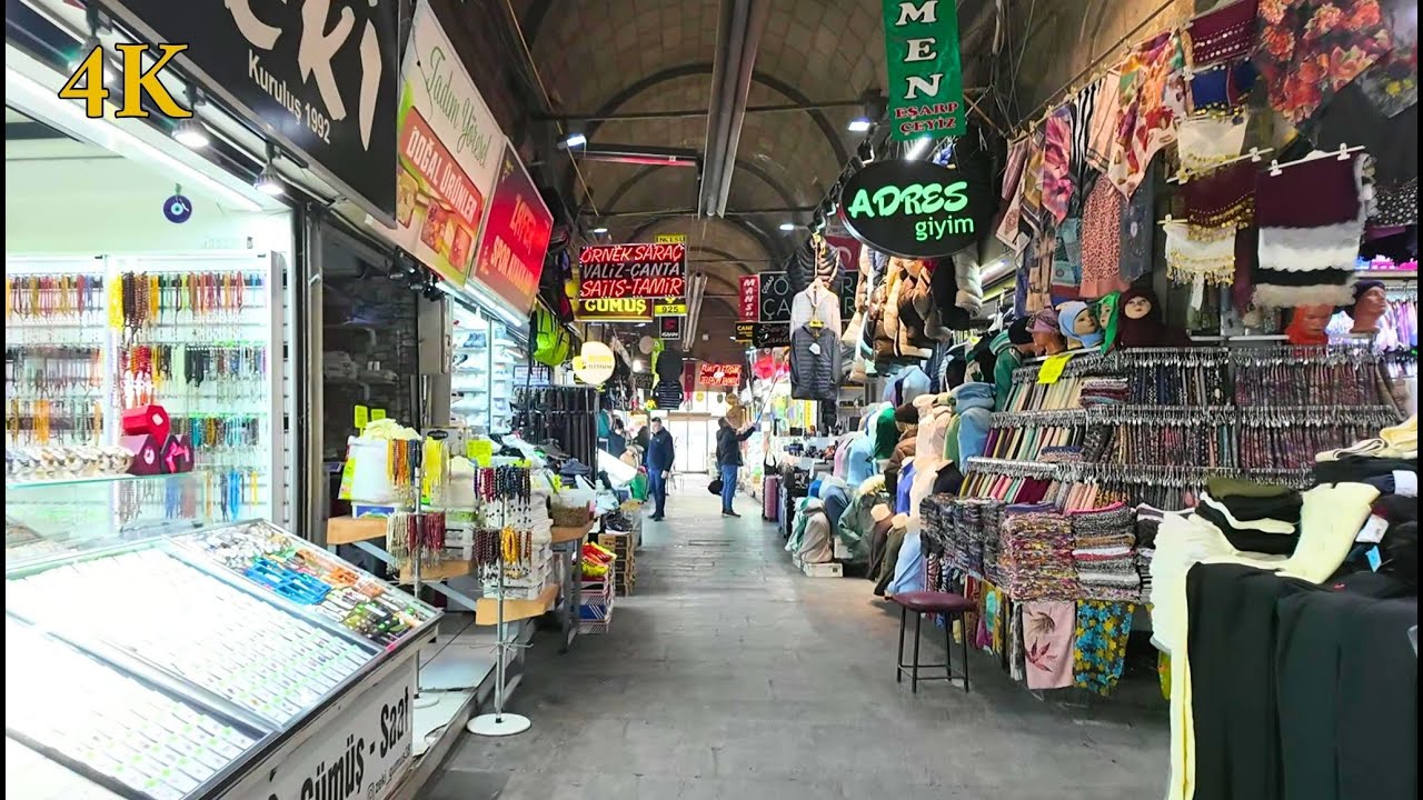 KAYSERİ DE KIŞ, kapalı Çarşı 🥶[ 2025 ]/4K/KAYSERİ ŞEHİR Yürüyüş Turu. KAYSERİ CITY Walking Tour