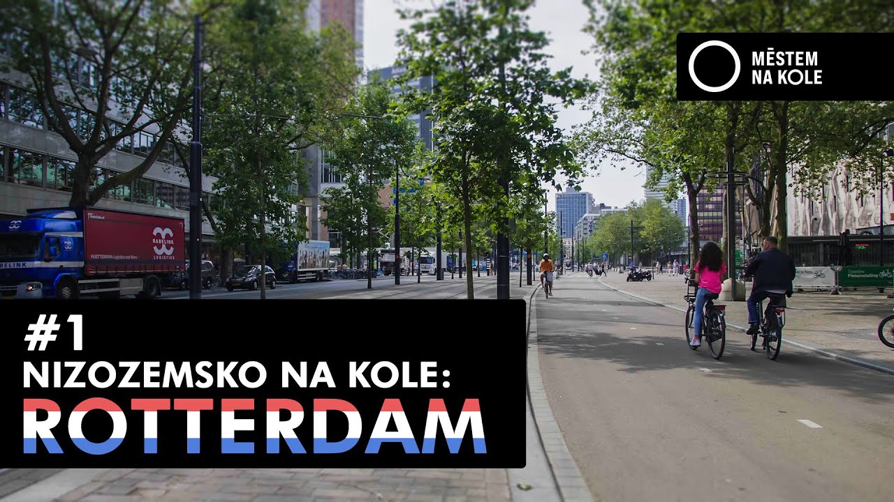 Nizozemsko na kole #1 – cyklo-infrastruktura v Rotterdamu