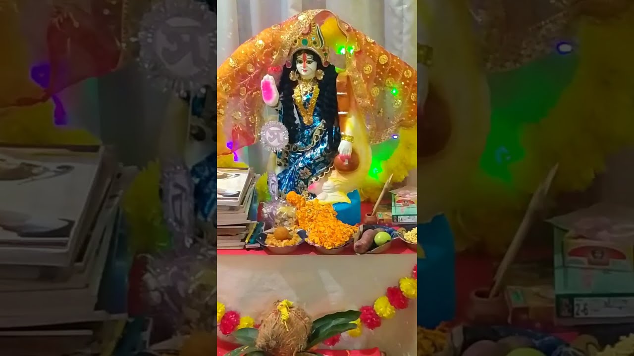 माता सरस्वती जी के संध्या आरती पर गए  🪔 | Saraswati Puja 2026 @ShowbhikRoy 