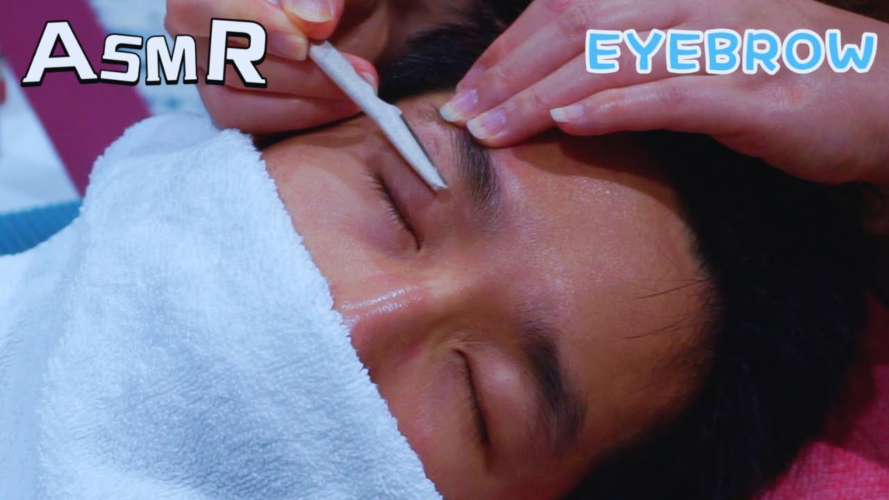 ASMR Eyebrows Trimming & Shaping Treatment (No Talking) Sleep Relaxation