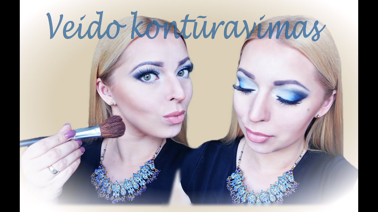 Veido kontūravimas ir vakarinis makiažas