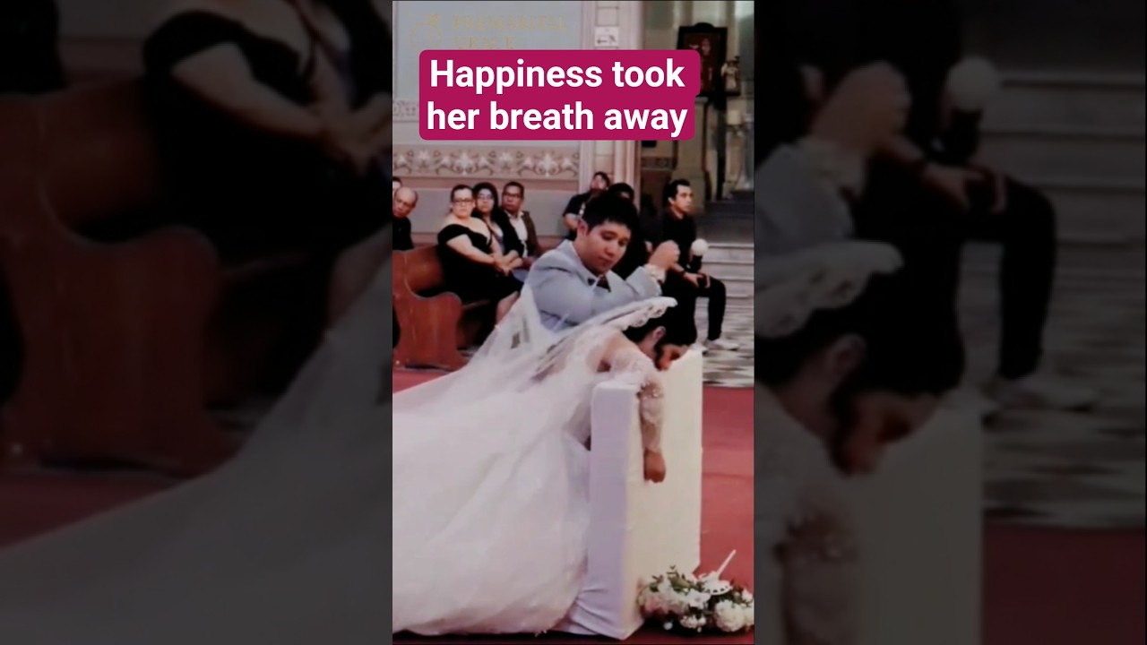 She Fainted as Joy Filled Her Wedding Moment #shorts