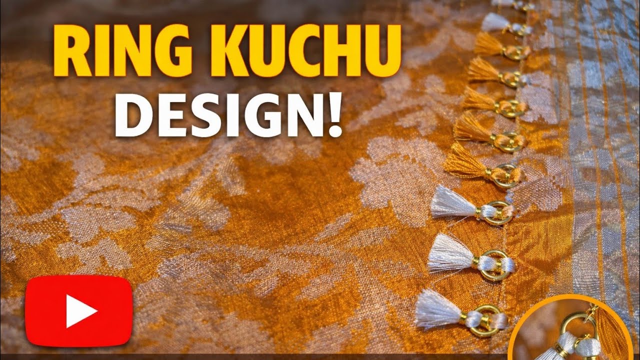Beautiful Ring Kuchu Design for Saree | Simple Tassel Design