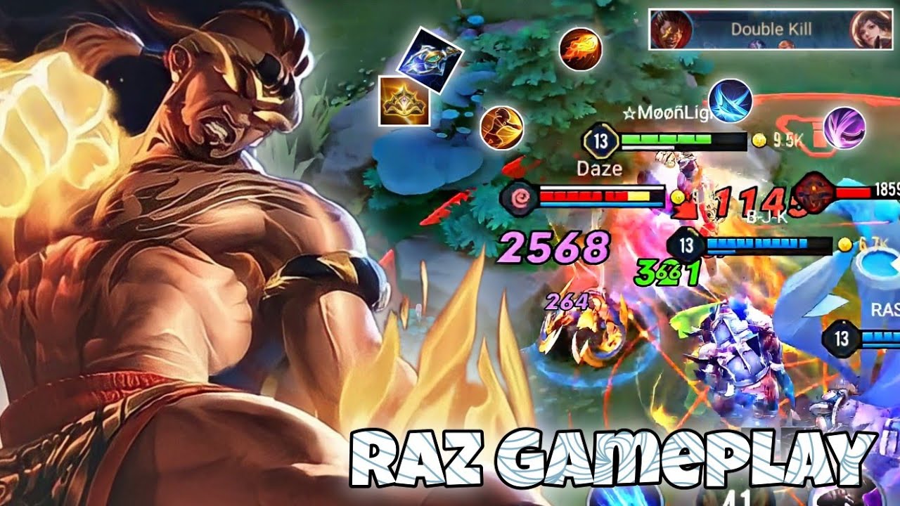 Raz Mid Lane Pro Gameplay | 1vs9 Match Hard Carry | Arena of Valor | Li&ecirc;n Qu&acirc;n mobile| CoT