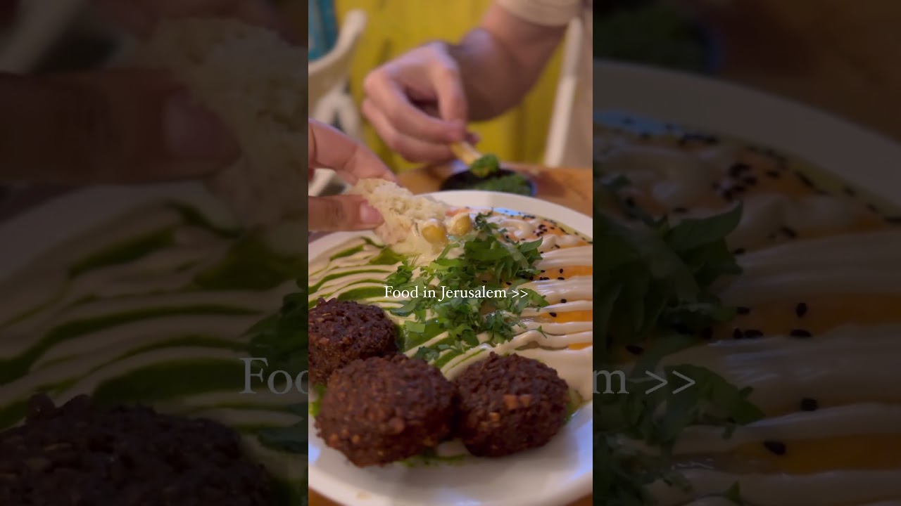 Food in Jerusalem hits different