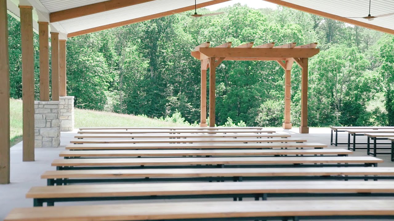 The Wilds Indiana Wedding Venue Outdoor Wedding Ceremony Pavilion