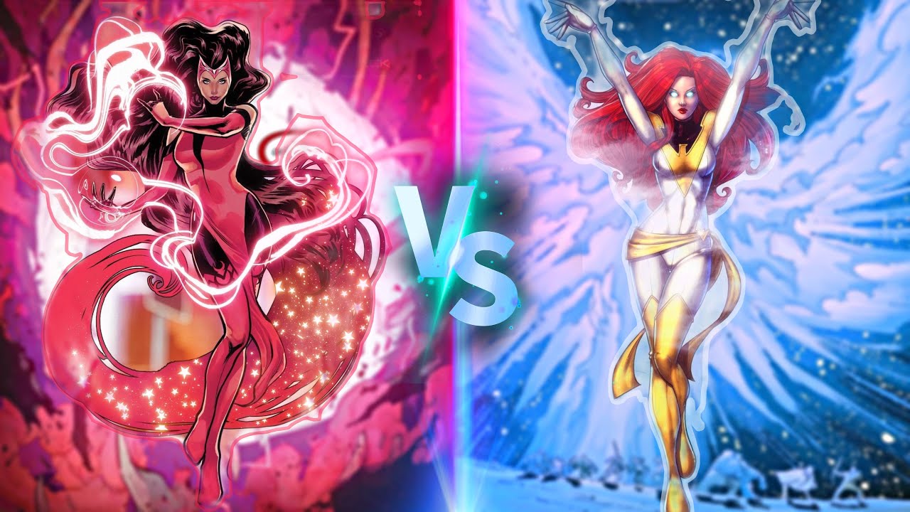 SCARLET WITCH CAOS PRIMORDIAL VS JEAN GREY WHITE PHOENIX OF THE CROWN ¿QUIÉN GANARÍA? - Brandon CH