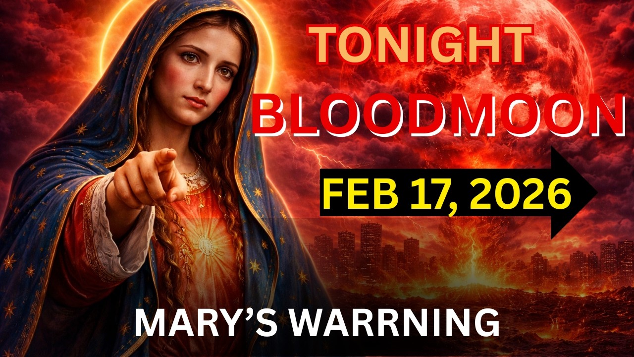 🌕 VIRGIN MARY WARNS: FEBRUARY 17, 2026 – THE NIGHT OF THE BLOOD MOON...