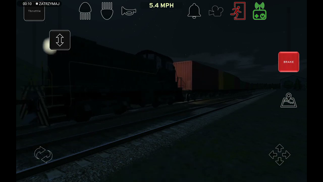 Train and rail yard simulator #32 - nocne manewry w Bluecliff. (Wersja 1.1.1)