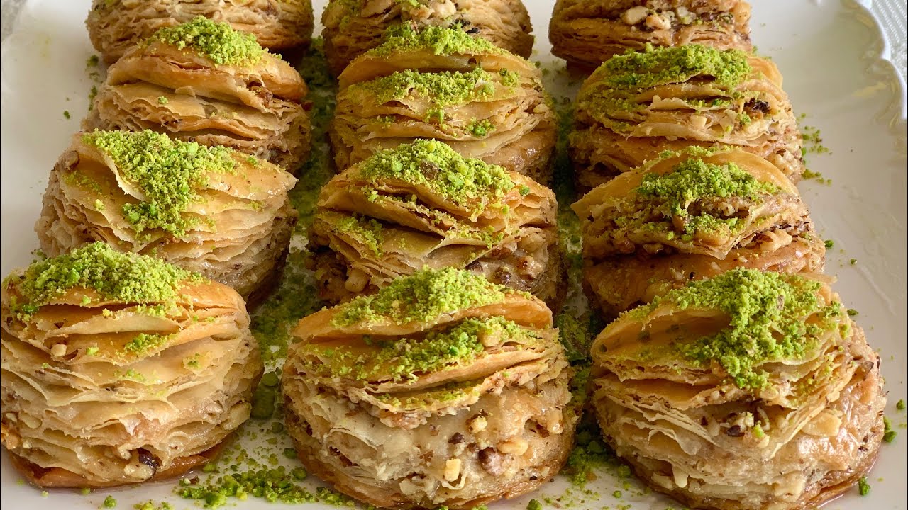 DİLBER DUDAĞI BAKLAVA EVDE NASIL YAPILIR çıtır çıtır kat kat💐💐