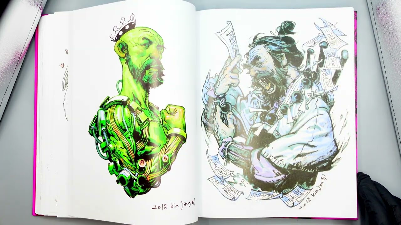 2022 Sketch Collection, Kim Jung Gi's  sketchbook (RIP Great Master)