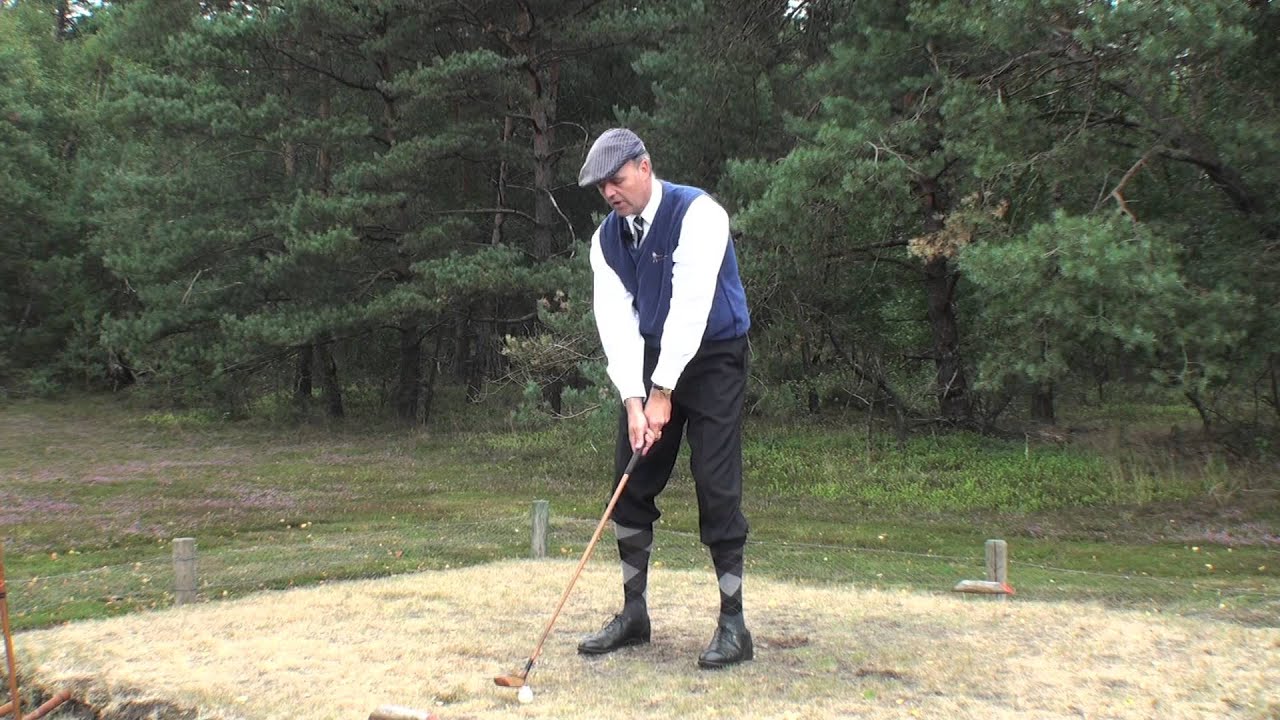 Golf swing in the 1920's