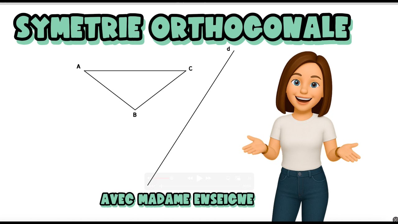 Tracer une symétrie orthogonale ? Trop facile avec cette méthode ! 📐