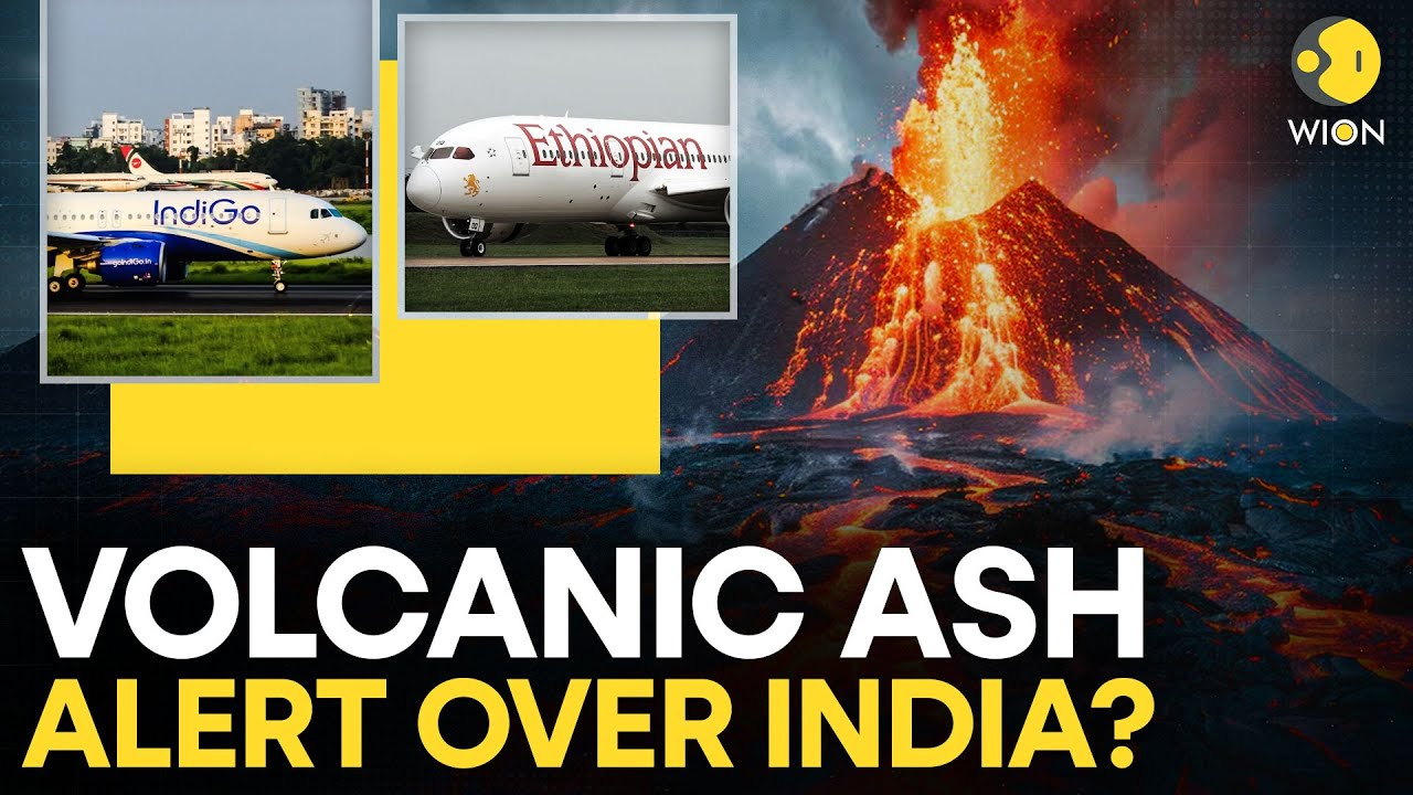 Volcano Ash Over India: Flights Diverted as Ethiopia&rsquo;s Volcanic Plumes Head Toward Delhi & Jaipur