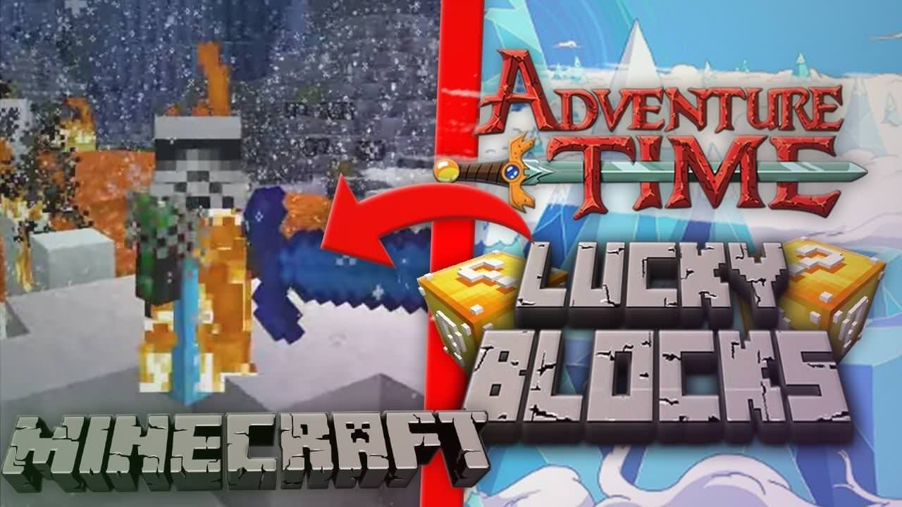 REINO DEL HIELO (HORA DE AVENTURAS) | Lucky Block's | Willyrex vs sTaXx
