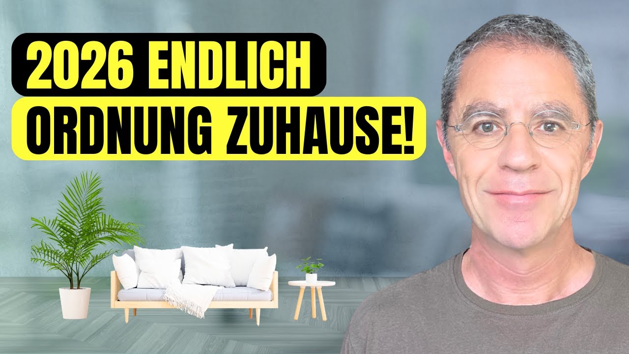 Ordnung beginnt nicht mit Aufräumen, sondern mit dieser EINFACHEN Sache!
