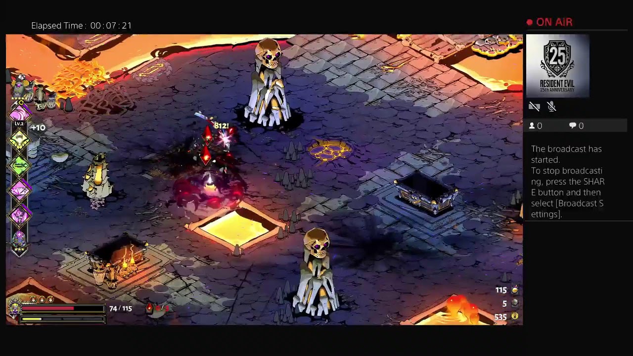 LivingSaint's First PS4 Livestreaming: Hades Asphodel Stage with Nemesis Aspect