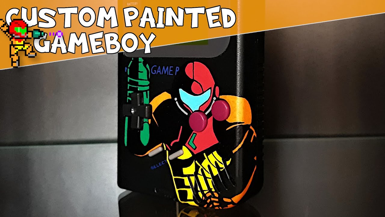 METROID Samus - Custom Painted Gameboy