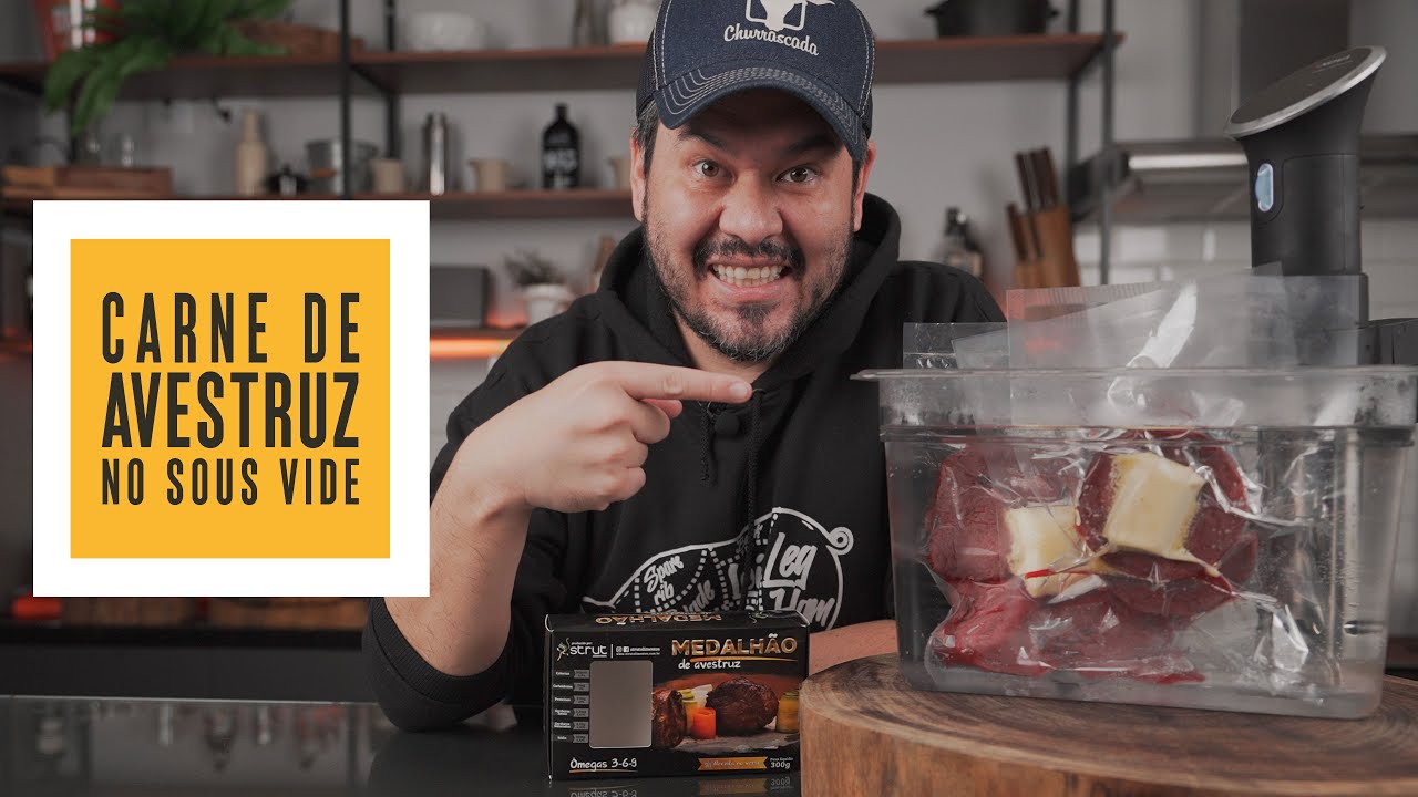 Carne de AVESTRUZ no Sous Vide! Será que é BÃO???! | Só Vide #318