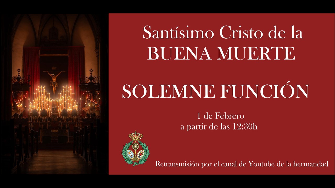 Solemne Función al Santísimo Cristo de la Buena Muerte 2026