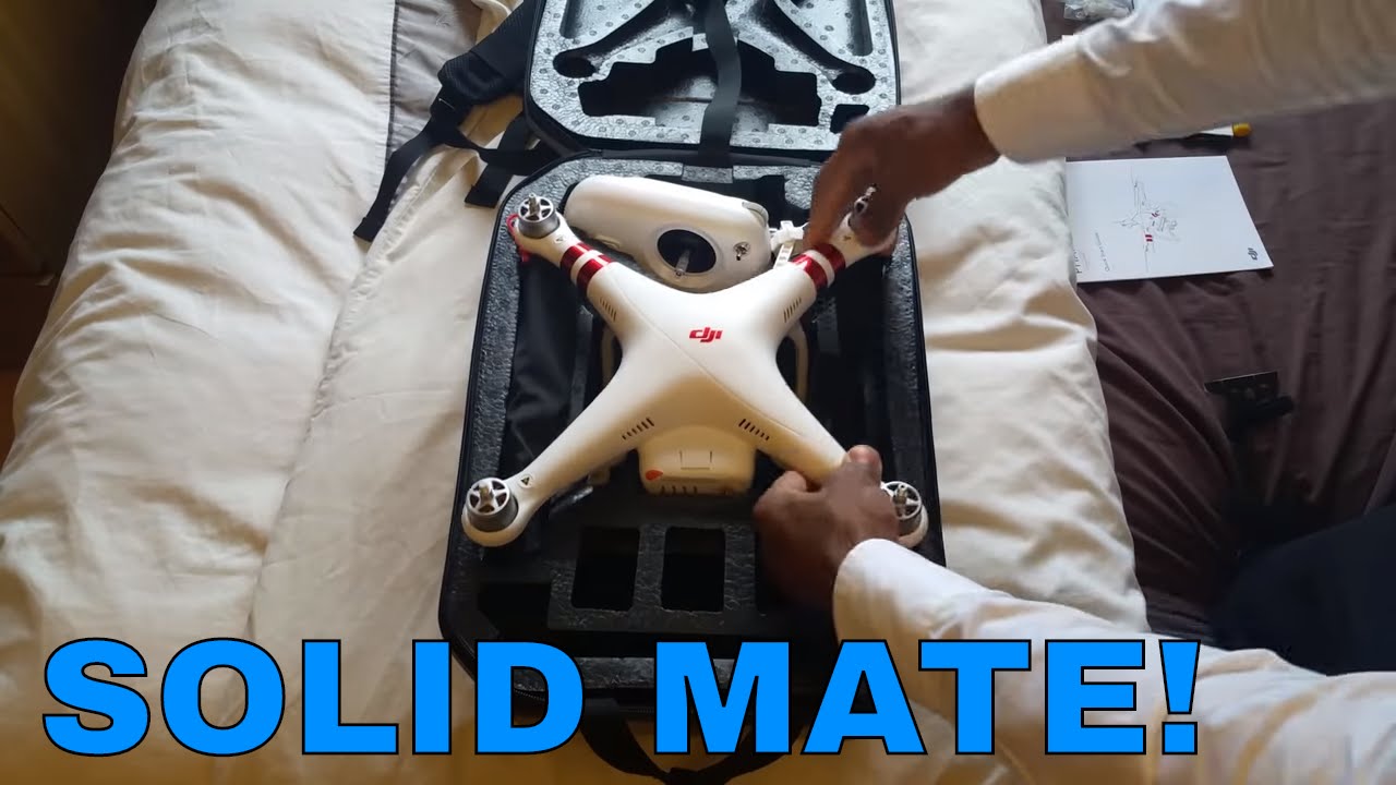 Anbee Hard Shell Backpack for DJI Phantom 3, 2, Vision (Visual Tour)