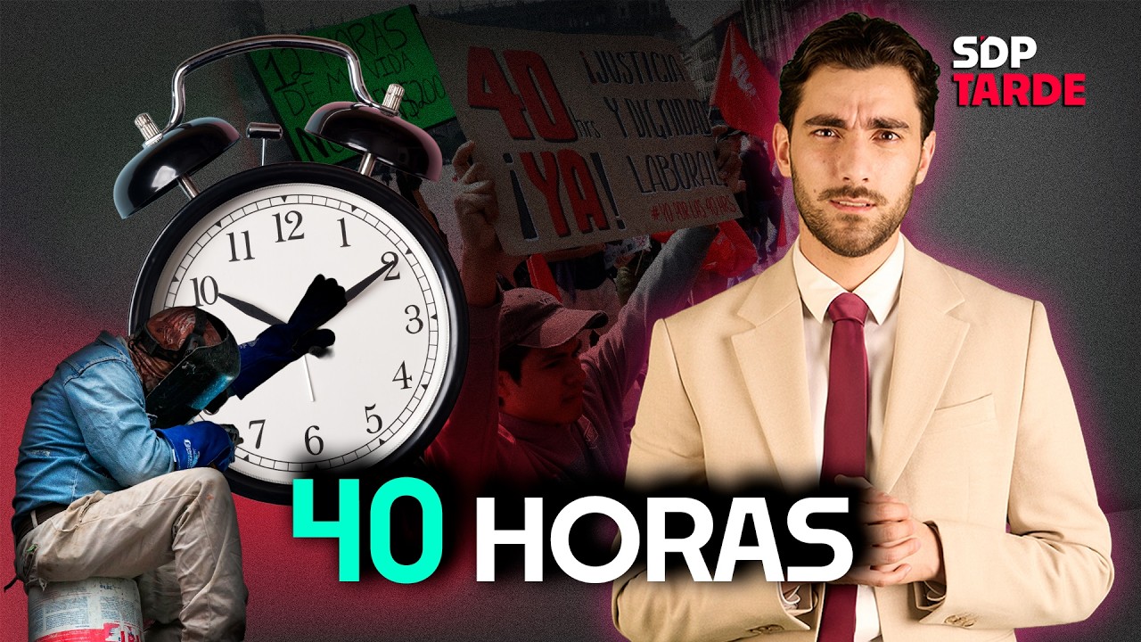 ¿Se aprobará la semana de 40 HORAS laborales? Entrevista con JULIÁN MAZOY en SDPtarde 🌤️