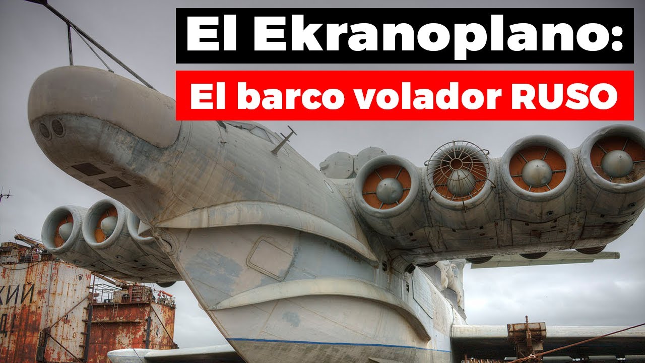 El Ekranoplano, el proyecto monstruo del Mar Caspio