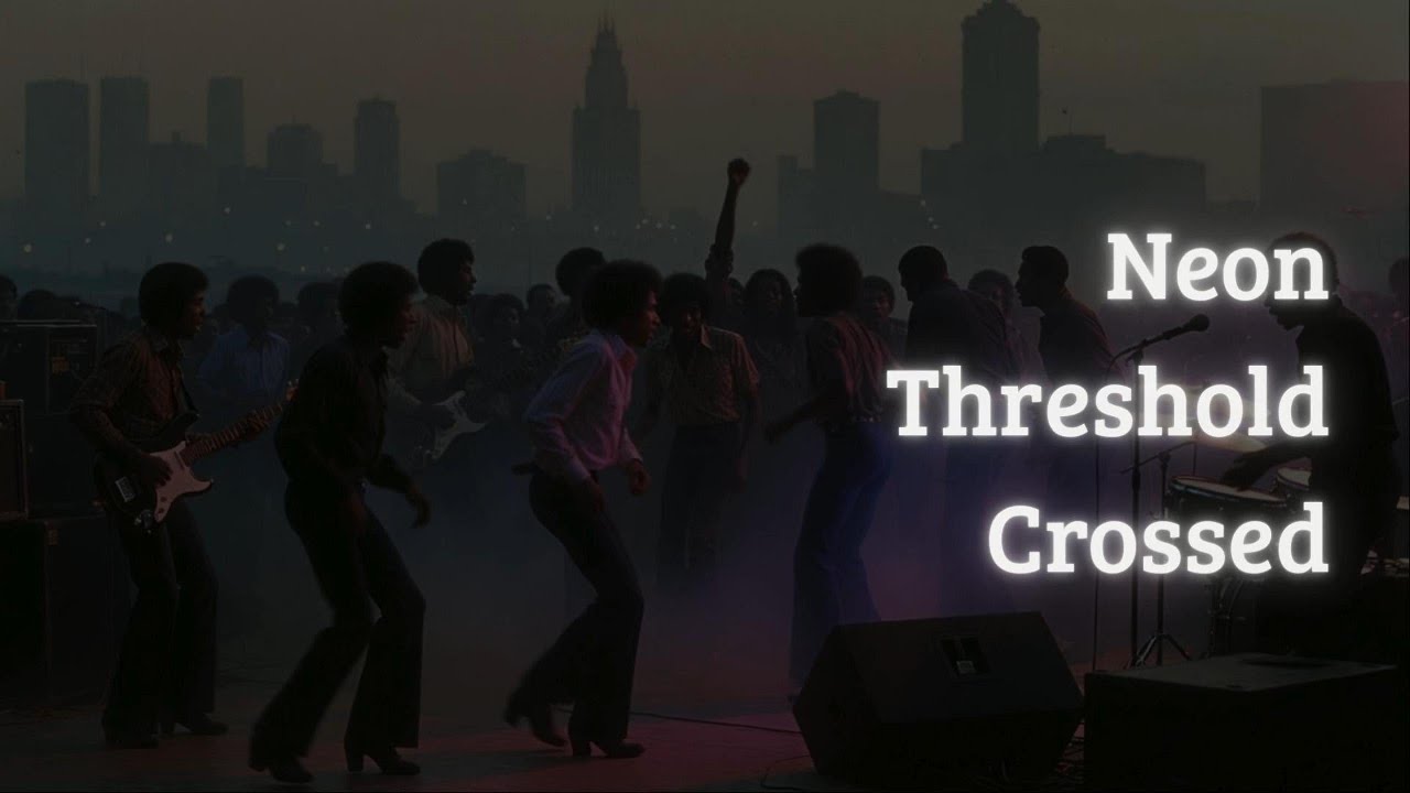 Neon Threshold Crossed - The Outcast Caste |70s Funk Music, Old School Instrumental Song, Deep Vibes