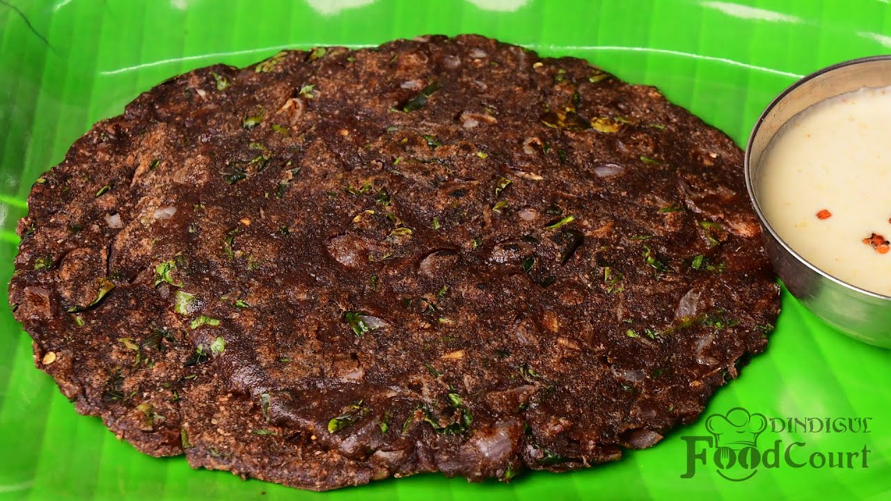 Ragi Roti Recipe/ Healthy Breakfast Recipe/ Ragi Adai