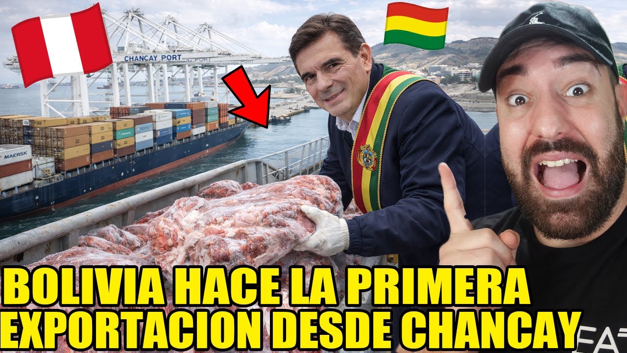 BOLIVIA hace la PRIMERA EXPORTACIÓN desde el PUERTO CHANCAY hacia CHINA!!