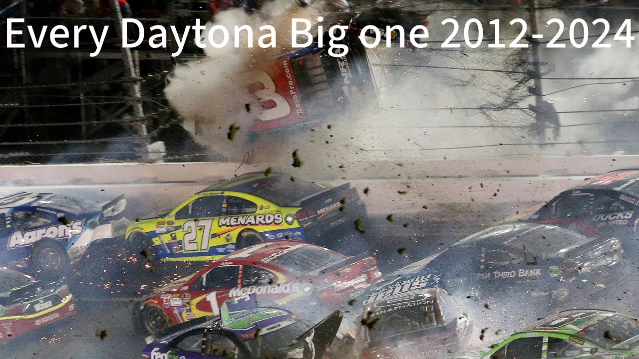 NASCAR Every Cup Series Daytona Big one 2012-2024