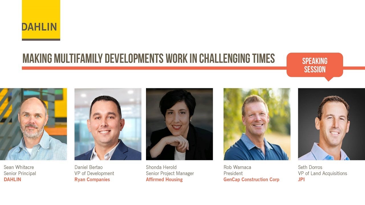 PCBC 2024 – Multifamily Trends - Making Multifamily Developments Work in Challenging Times Panel