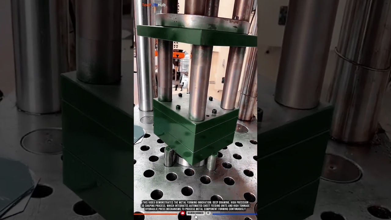 Metal Forming Innovation: Deep Drawing, High Precision 3D Shaping Process #tech