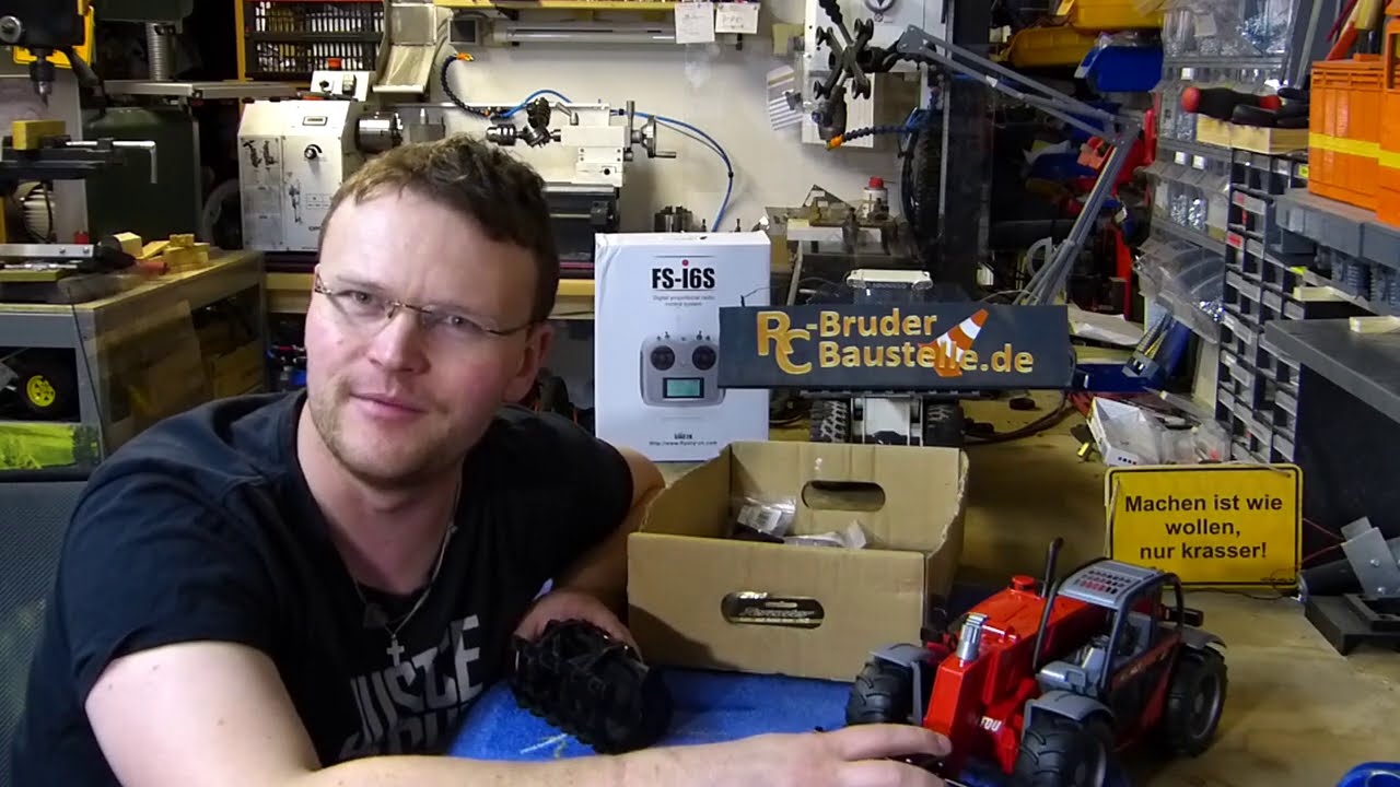 Manitou Teleskoplader (RC Bruder Umbau) - Folge1 - Planen, Messen, Zerlegen + Zutatenliste
