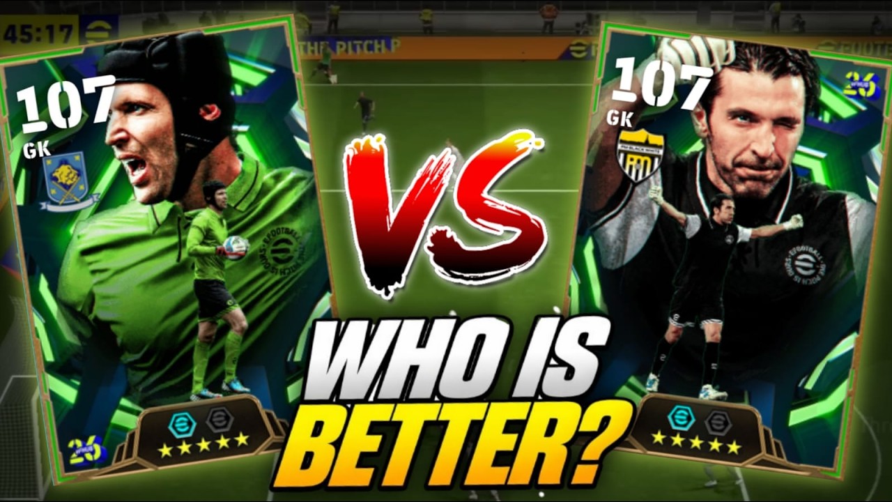 Petr Cech vs Gianluigi Buffon... Who's the BETTER GK in eFootball? 🤔