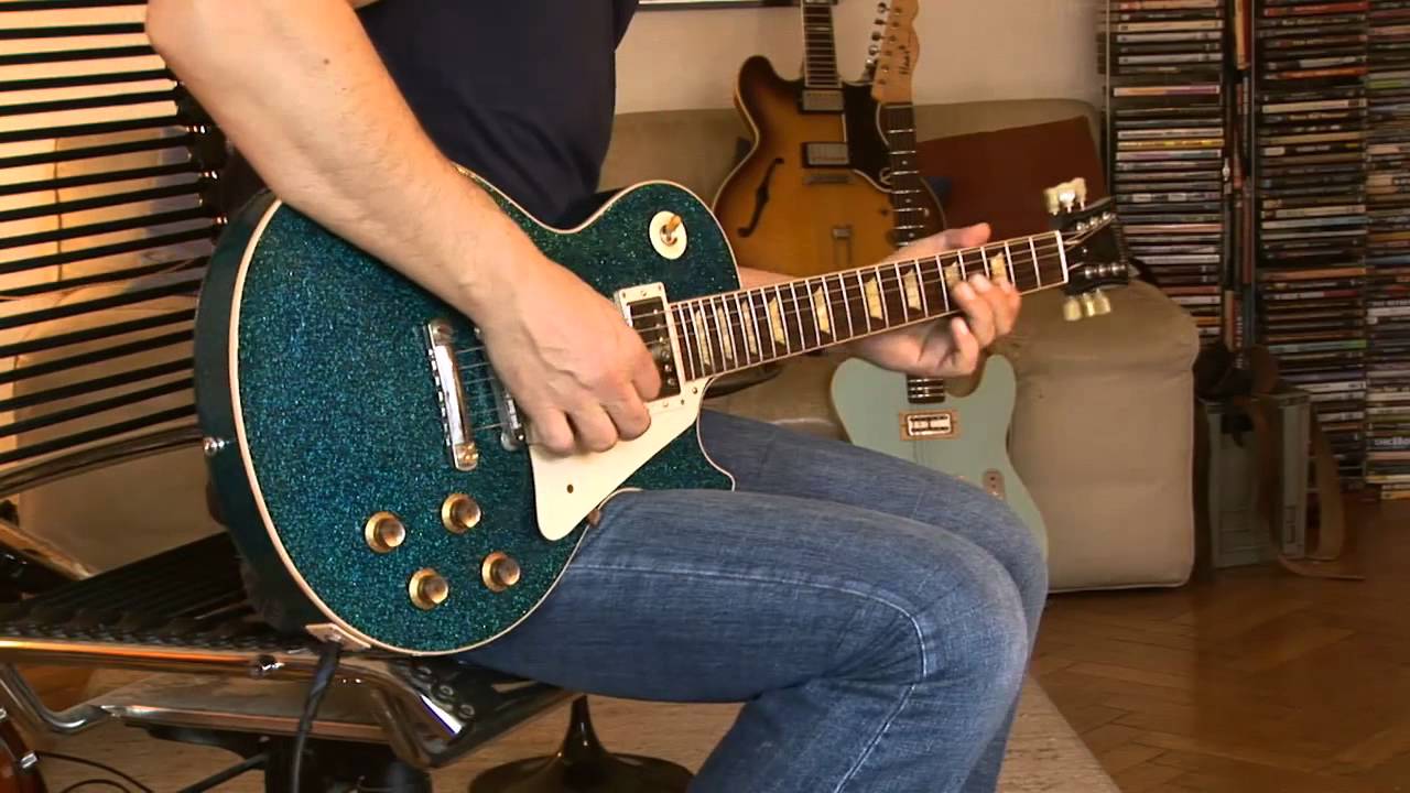 2008 Gibson Les Paul Std. Custom Shop Blue Sparkle Part2