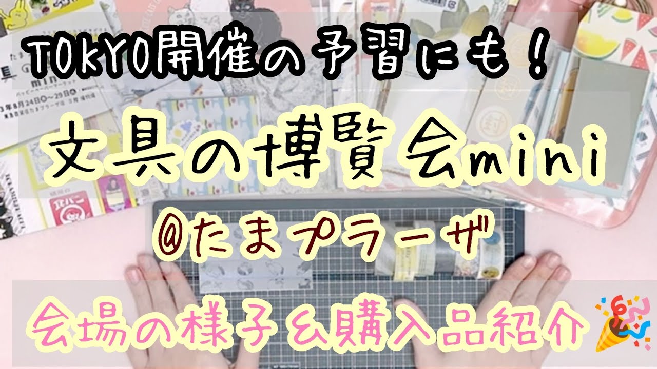 福袋＆詰め合わせ沢山！✨文具の博覧会mini＠たまプラーザ🛍会場の様子と購入品紹介🎉