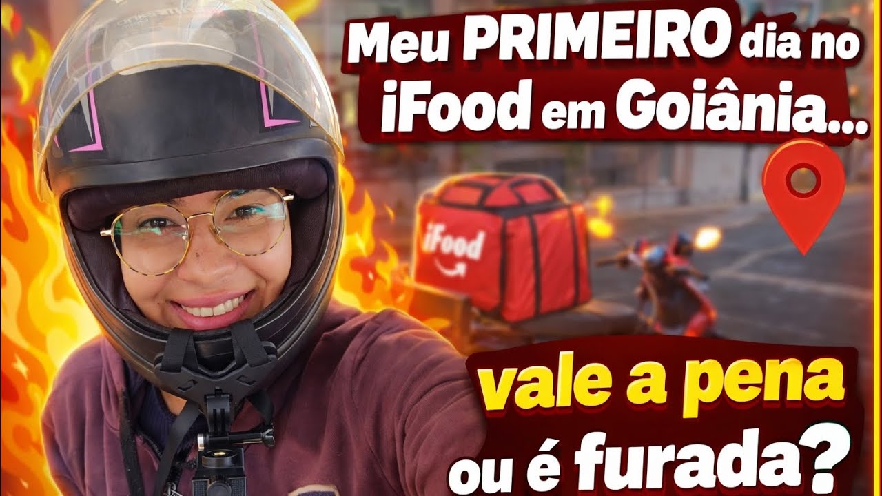 MEU PRIMEIRO DIA NO IFOOD EM GOIÂNIA… VALE A PENA OU É FURADA? 