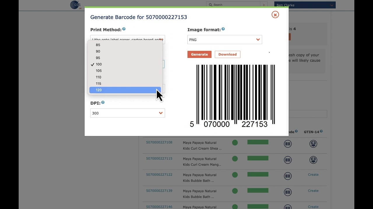 How to create a barcode