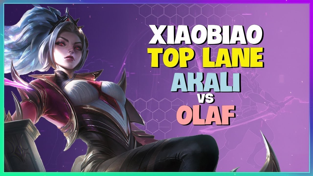 XiaoBiao Rank 1 Chinese Super Server Akali Top Lane Strategy and Mechanics Engsub