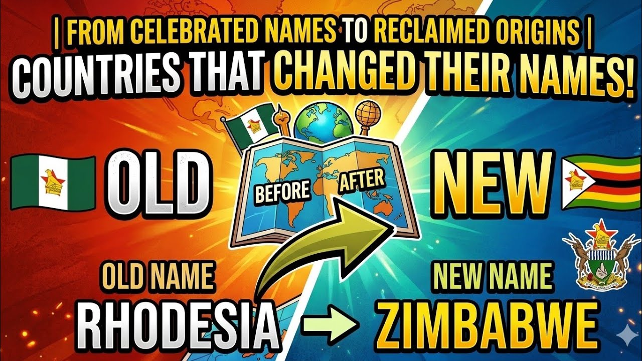 Countries That Officially Changed Their Names 