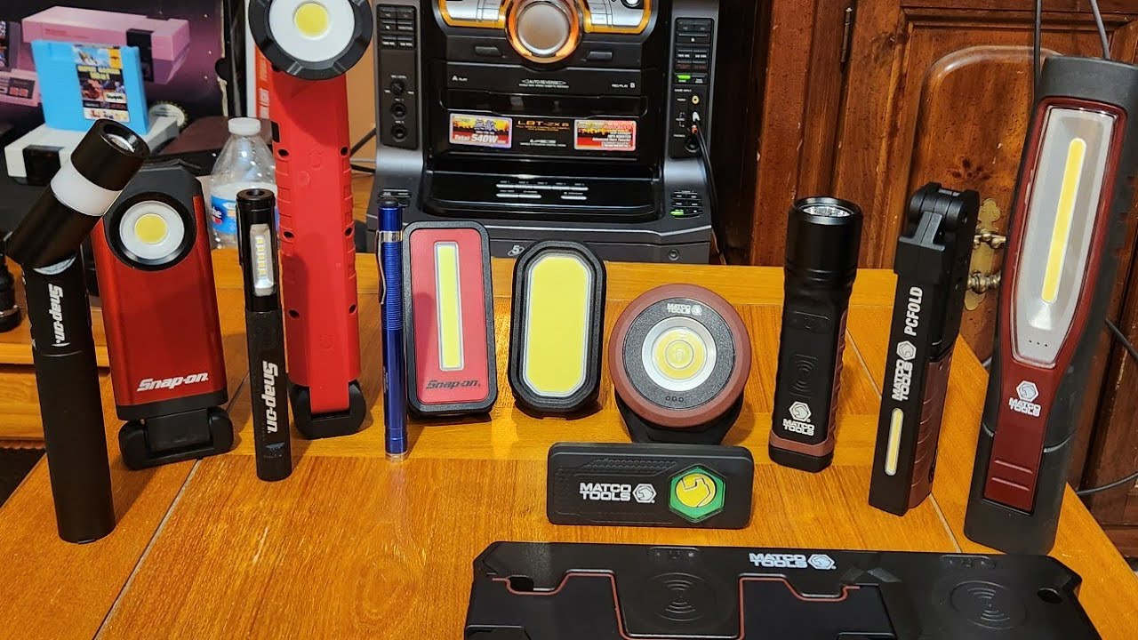 SNAP-ON vs MATCO FLASHLIGHTS - Are the Tool Truck Lights Worth the High Price? LETS FIND OUT!!!