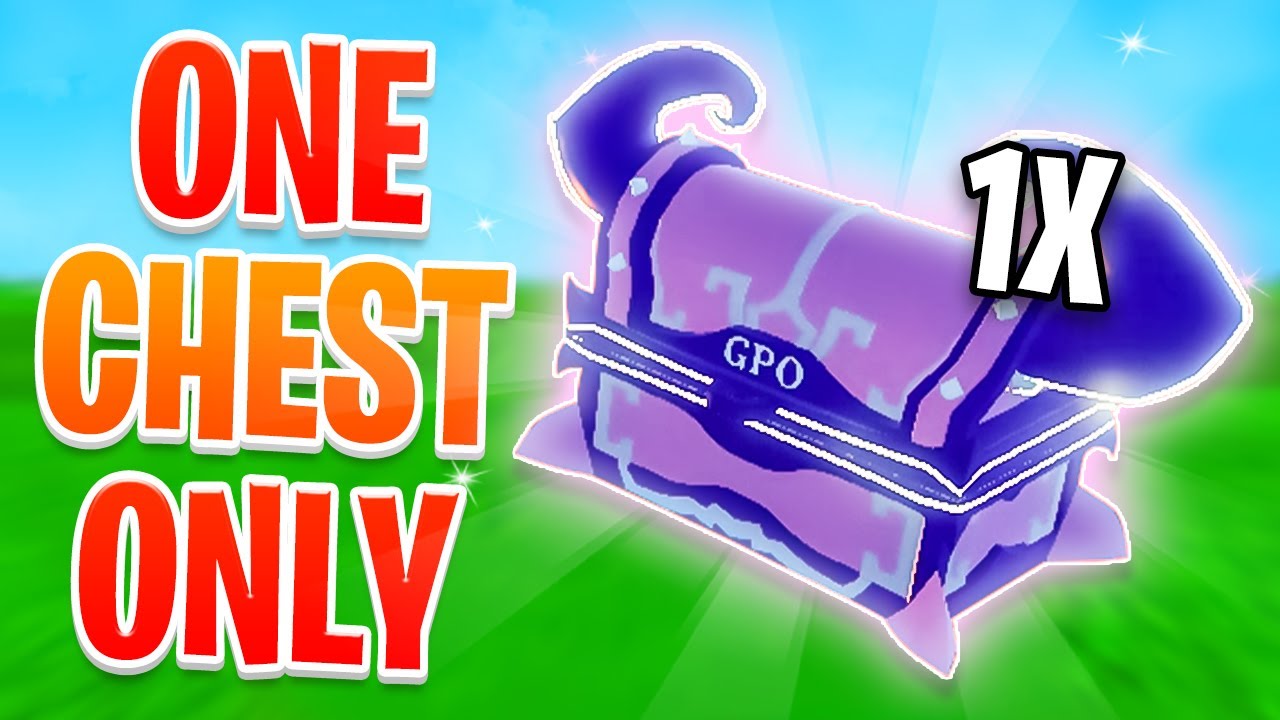 [GPO] BATTLE ROYALE But I Can only Open ONE CHEST
