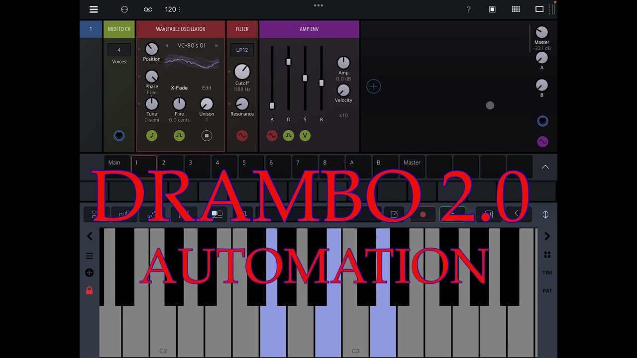 Drambo 2.0 tutorial #4 - Automation and the automation editor
