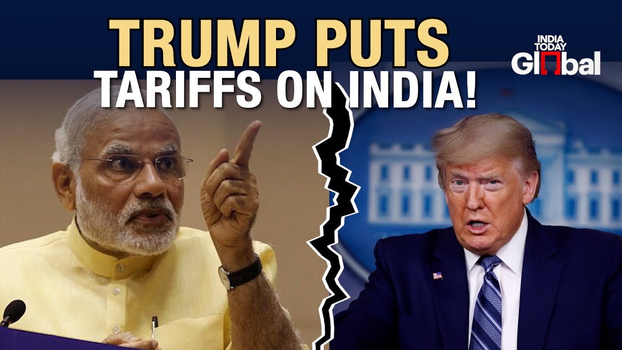LIVE: Trump Declares Tariff War on India Over High Import Taxes