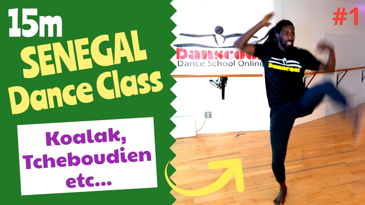 15m SENEGAL SABAR DANCE CLASS = Learn Kaolack, Tcheboudiene etc
