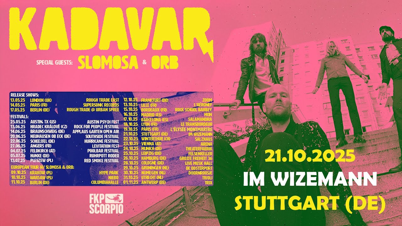 Kadavar - live @ Im Wizemann (Halle), Stuttgart, Germany - 21.10.2025 (AUDIO)