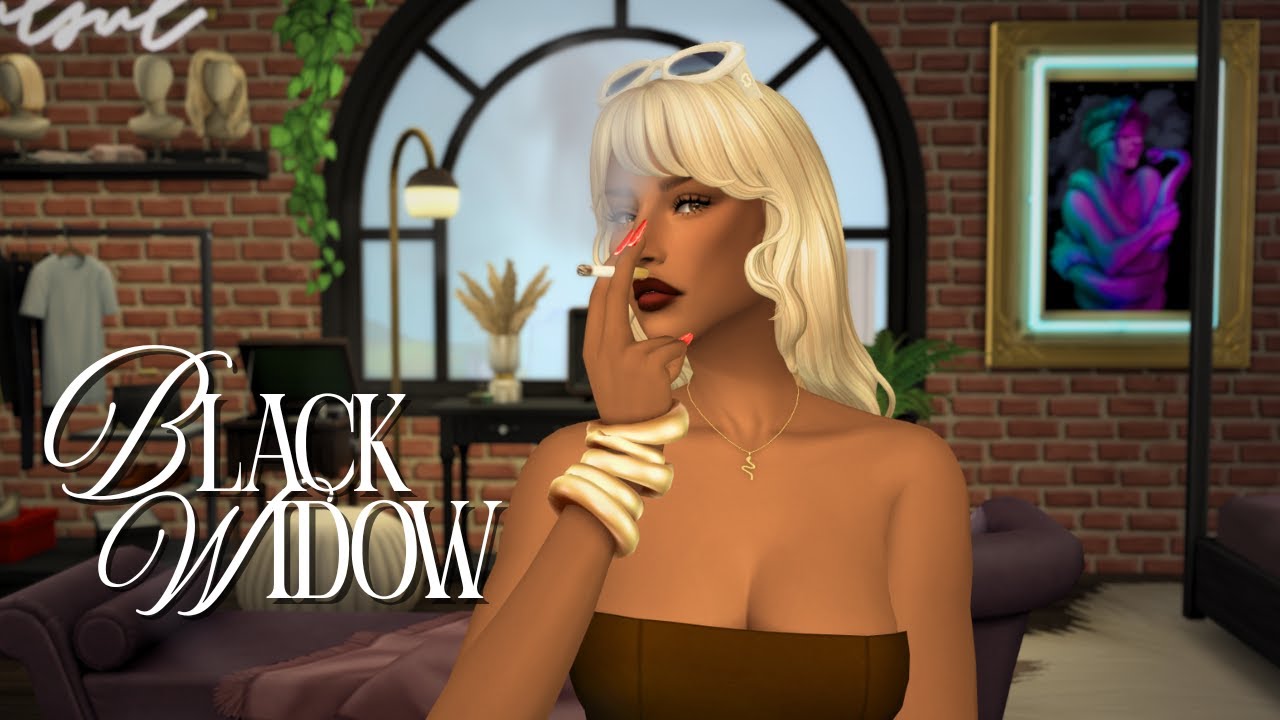 dahlia's webb 🕸️ the sims 4 black widow challenge | 𝚎𝚙. 𝙾𝟷