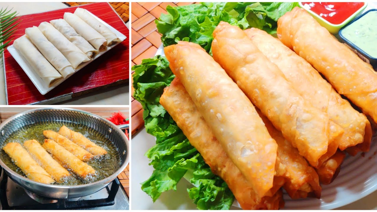 Chicken Spring Rolls Recipe For Iftar | Crispy Chicken Spring Rolls For Ramzan 2026