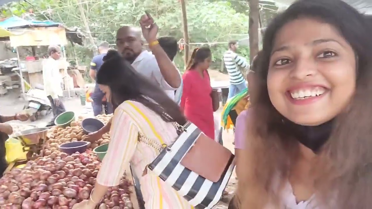 Wandered a lot in Belapur vegetable market😜 near Belapur station with office friends🙏|| navimumbai||